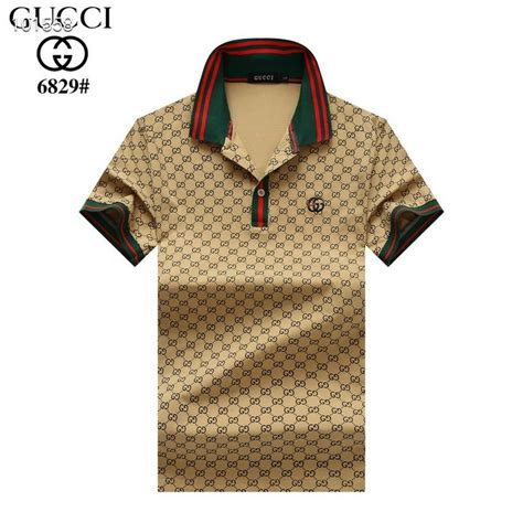 gucci mens golf shirts